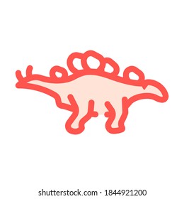 wuerosaurus dinosaur color icon vector. wuerosaurus dinosaur sign. isolated symbol illustration