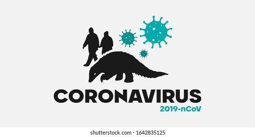 Wuhan. Coronavirus. Pangolin. The epidemic in China. Isolated vector. Vaccination and exacerbation. Wuhan virus. Isolation. Biohazard. 2019-nCoV. Infected pangolin. Secret.  Wet Market. COVID-19