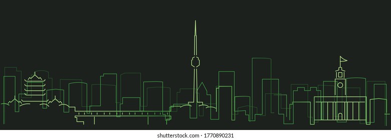 Wuhan Futurist Technology Light Trace Skyline
