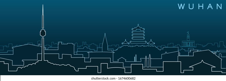 Wuhan Multiple Lines Skyline and Landmarks