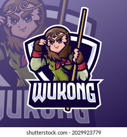 Wukong Esport or Gaming Logo Template