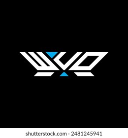 WUO letter logo vector design, WUO simple and modern logo. WUO luxurious alphabet design  