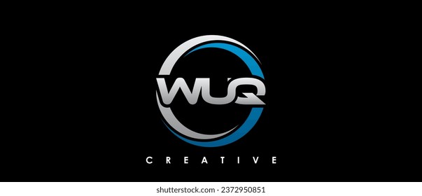 WUQ Letter Initial Logo Design Template Vector Illustration