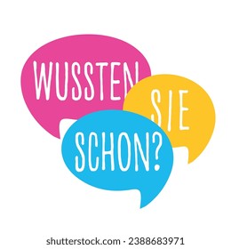 Wussten Sie schon, Did you know? in German