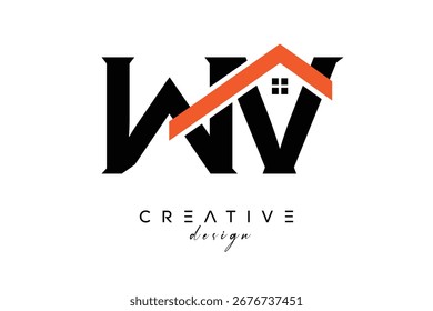 WV Creative Real Estate Arquitectura Monograma y Home Logo
