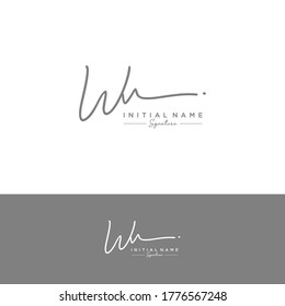 WV Initial letter handwriting and signature logo.