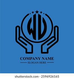 WV initials held within hands, symbolizing trust and protection. The circle represents unity, while stars highlight excellence and ambition.