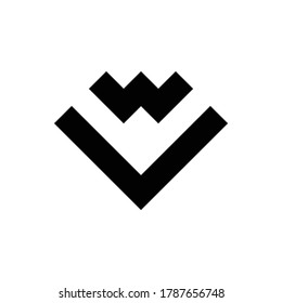 WV letter logo | Modern logo | Creative letter logo