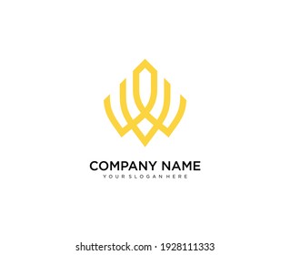 Diseño del logo de la inscripción WV. Símbolo monocromático creativo mínimo. Diseño universal elegante de señalización vectorial. Tipo de logotipo de empresa premium. Símbolo gráfico del alfabeto para la identidad empresarial de la empresa