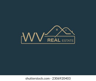 WV Real Estate  Consultants Logo Design Vectors images. Luxury Real Estate Logo Design