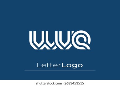 WVE Creative Unique Modern Letter Logo Design. Elegant Monogram Logo Design with Decorative Elements and Typography