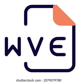 WVE File Association is a audio and video used by various video games developed