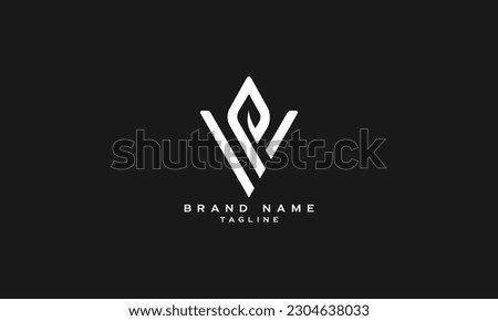 WVP, VWP, VP, WP, PW, PV, Abstract initial monogram letter alphabet logo design