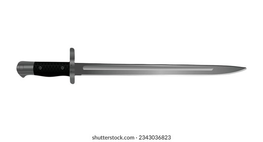 WW 1 Bayonet-Schwert-Dagger-Vektorgrafik