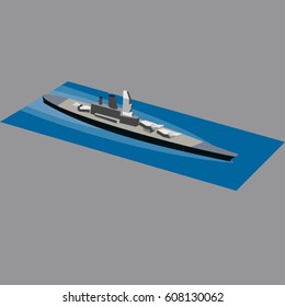 ww II battleship