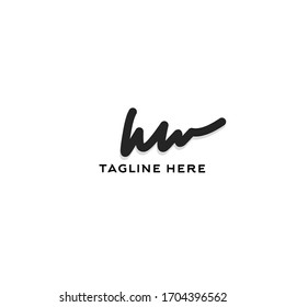 Ww initial Letter Monogram Logo. Vector logo for business and company identity