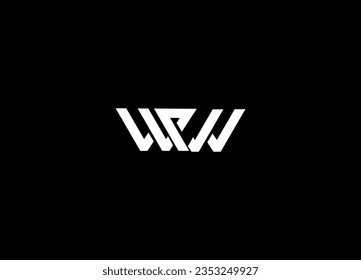 WW Diseño inicial del logotipo y diseño del logotipo de la empresa  
