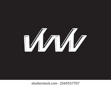 WW Letter Logo Design AND INITIAL LOGO
