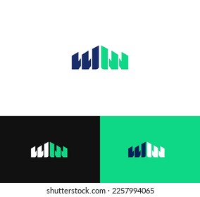 WW letter logo design template elements. Modern abstract digital alphabet letter logo. Vector illustration.