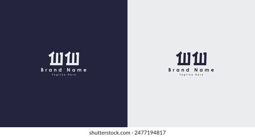 WW Letters Vektorgrafik Logo Design