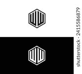 WW logo. W W design. White WW letter. WW, W W letter logo design. Initial letter WW linked circle uppercase monogram logo.