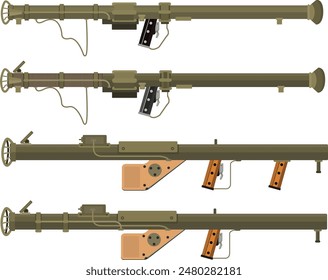 WW2 American Rocket Bazookas Modelle