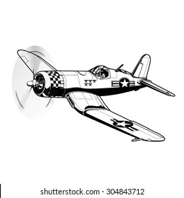 Ilustración vectorial de BW WW2