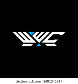 WWC letter logo vector design, WWC simple and modern logo. WWC luxurious alphabet design  