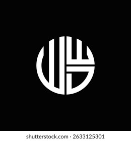 WWD logo WWD icon WWD monogram WWD letter minimalist Circle flat Unique modern abstract logo design.
