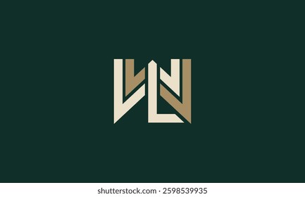 WWL or WLW monogram logo design