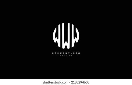WWW Abstract Logo-Design für Anfangsbuchstaben