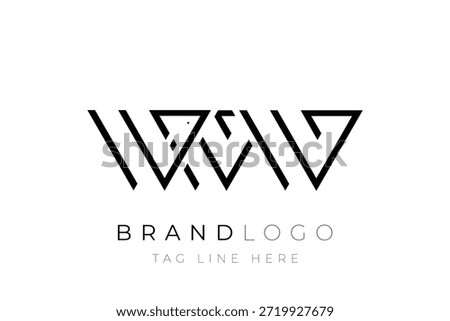 WWW abstract letter logo design. Modern Business Logo Design With Abstract Typography and Contemporary Style