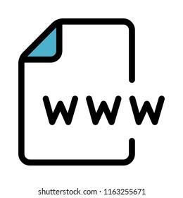 www files vector icon