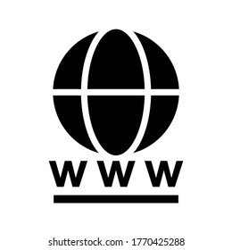 www icon or logo isolated sign symbol vector illustration - high quality black style vector icons
