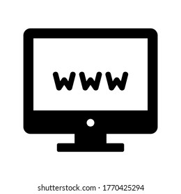 www icon or logo isolated sign symbol vector illustration - high quality black style vector icons
