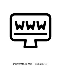 www icon or logo isolated sign symbol vector illustration - high quality black style vector icons

