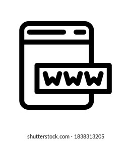 www icon or logo isolated sign symbol vector illustration - high quality black style vector icons
