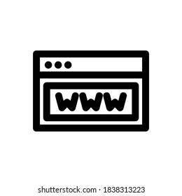 www icon or logo isolated sign symbol vector illustration - high quality black style vector icons
