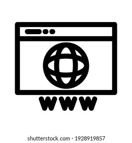 www icon or logo isolated sign symbol vector illustration - high quality black style vector icons
