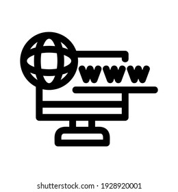 www icon or logo isolated sign symbol vector illustration - high quality black style vector icons
