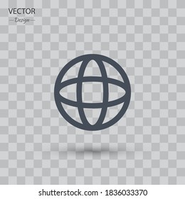 Icono de Www. Ilustración del vector EPS 10.