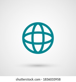 Www icon. Vector illustration EPS 10.