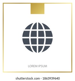 icono de www. Ilustración del vector EPS 10.
