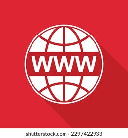 www icon vector, world wide web icon with mouse, click here , visit our website symbol, network flat icon, website flat icon vector illustration, ecommerce