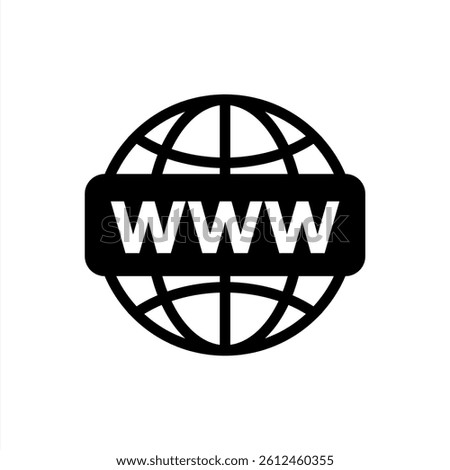 www icon, website icon, internet vector 10 eps.