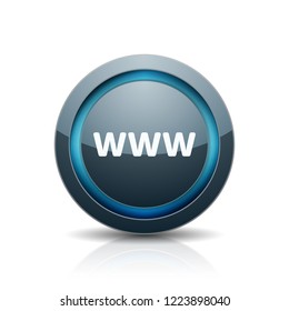 www internet button illustration