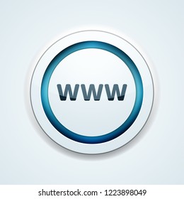 www internet button illustration