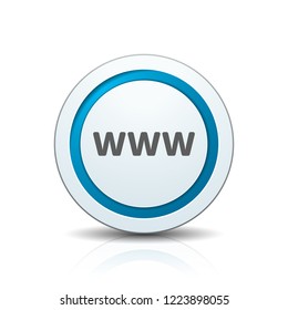 www internet button illustration