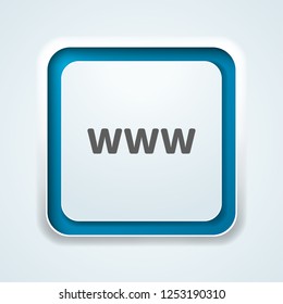 www internet button illustration
