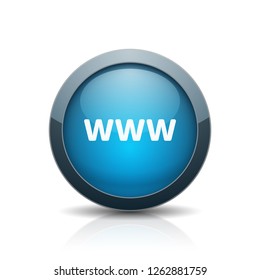 www internet button illustration